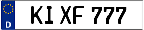 Truck License Plate